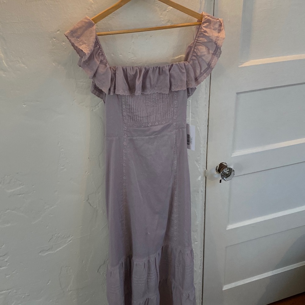 reformation tide dress in sweet pea size 4